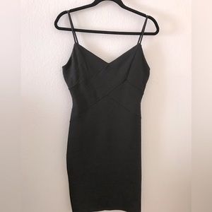 Black Slip On LBD Size L
